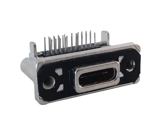 63-8388-74　MUSBR-M1C1-M0 Female USB C Connector, Right Angle PCB Mount IP67　MUSBR-M1C1-M0