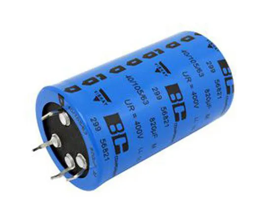 63-9679-40　Vishay 850μF 400V dc Aluminium Capacitor 35 (Dia.) x 60mm +105°C 35mm 22.5mm 60mm　MAL229956821E3