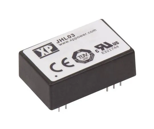 63-8363-12　XP Power JHL03 3W Isolated DC-DC Converter Through Hole, Voltage in 20 → 30 V dc, Voltage out 15V dc Medical　JHL0324S15