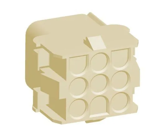 63-8390-93　TE Connectivity Universal MATE-N-LOK Female Connector Housing, 6.35mm Pitch, 9 Way, 3 Row　927231-7