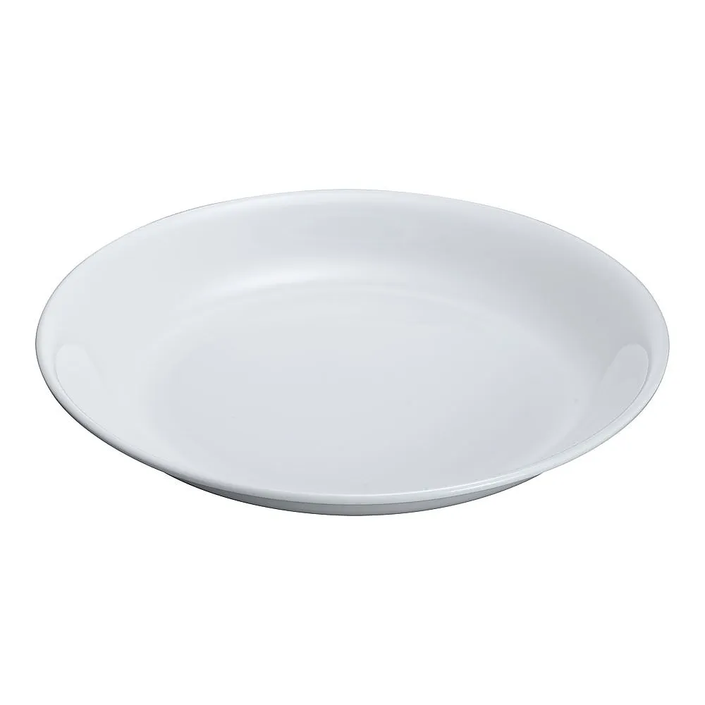 62-6857-90　［Discontinued］High Strength Porcelain White 8-Inch Flat Plate　WH-025