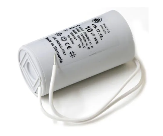63-8428-10　Ducati Energia 10μF Polypropylene Capacitor PP 450V ac ±5% Tolerance Plug In 4.16.17 Series　4.16.17.13.06