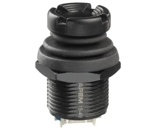 63-9691-85　IP67, IP69K Thumbstick, 3 axes, 50 mA 6-Pin Connector 12V dc 6PST, -45 → +65°C　NVH1D1C1CP2S