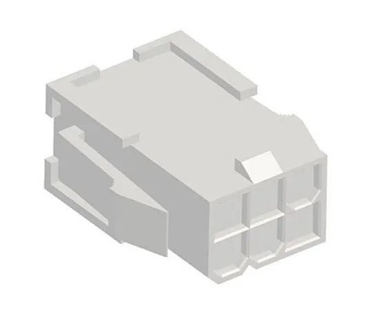 63-8375-90　TE Connectivity VAL-U-LOK Male Connector Housing, 4.2mm Pitch, 6 Way, 2 Row　2296207-6
