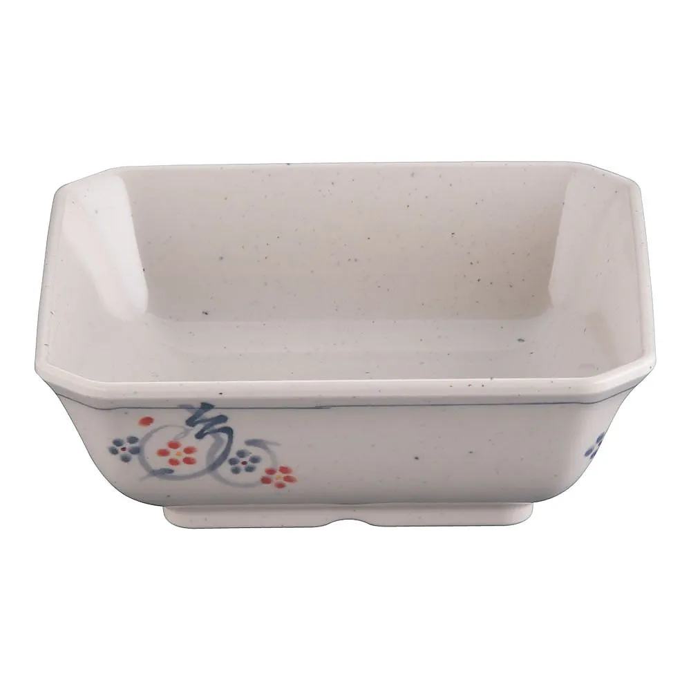 62-6849-37　［Discontinued］Melamine Karin Kaku Sashimi Bowl　M-330-K