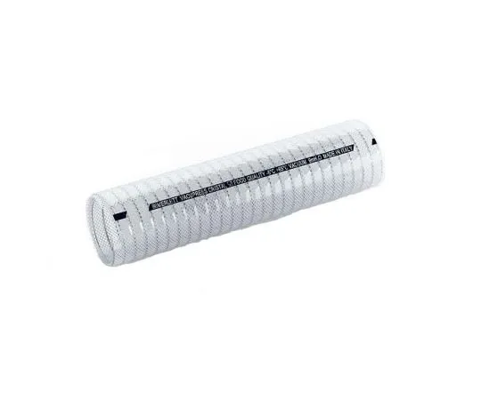 63-8443-42　Merlett Plastics PVC Flexible Tube, Clear, 63.5mm External Diameter, 5m Long, Reinforced, 170mm B*** Radius, Liquid　260050RS5
