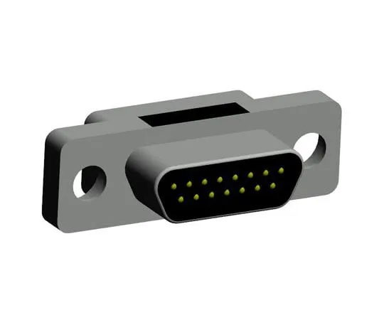 63-8431-83　Norcomp 380, MICRO-D Series, 15 Way PCB D-sub Connector Plug, 1.27mm Pitch　380-015-113L001