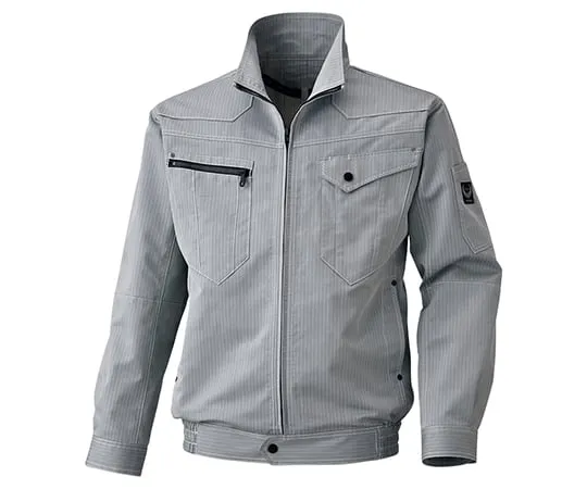 63-5377-05　［Discontinued］Long Sleeve Jacket Gray S　BK6067-62-S