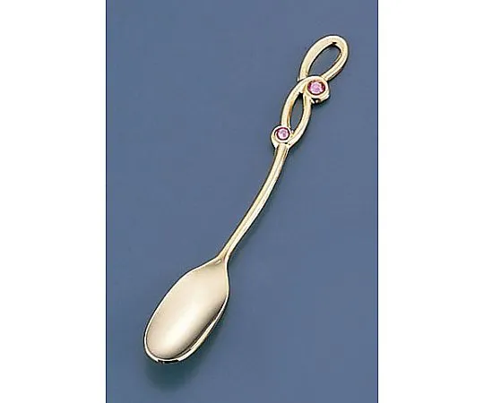 62-6720-89　［Discontinued］Jewelry Marine Gold Coffee Spoon Pink