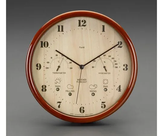 62-9156-25　［Discontinued］[With Thermo Hygrometer] Wall Clock　EA798CN-11
