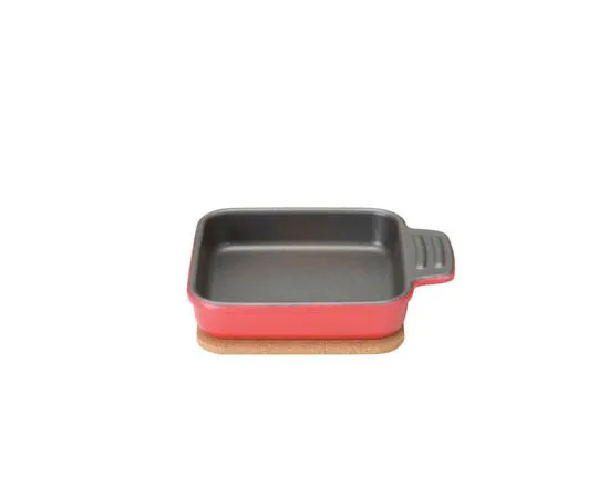 62-6824-42　［Discontinued］Baked Plus Oven Toaster Plate Single Plate Red