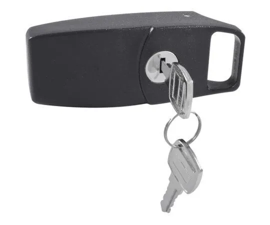 63-9681-93　Die Cast Zinc Black Powder Coated Toggle Latch,Lockable, 92 x 36 x 27mm　136-3620