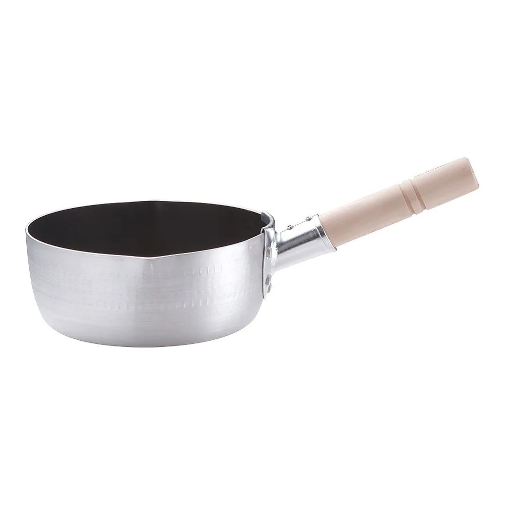 62-6343-68　［Discontinued］SA Aluminum Non-stick Snow Flat Pot 18 cm