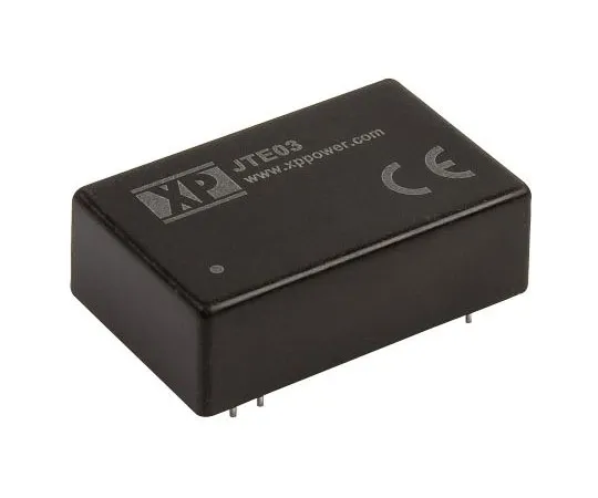 63-8356-66　XP Power JTE03 3W Isolated DC-DC Converter Through Hole, Voltage in 9 → 36 V dc, Voltage out 3.3V dc　JTE0324S3V3