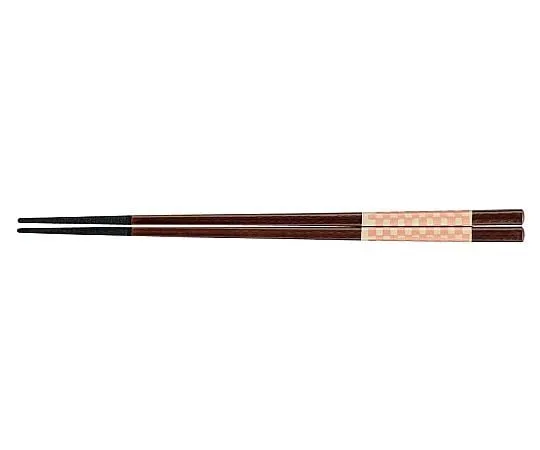 62-6726-30　［Discontinued］PBT Square Wood Chopsticks (10 pcs) 90030783 Shukin Ichimatsu