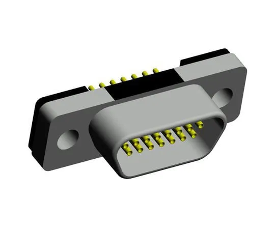 63-8431-84　Norcomp 380, MICRO-D Series, 15 Way PCB D-sub Connector Socket, 1.27mm Pitch　380-015-213L001