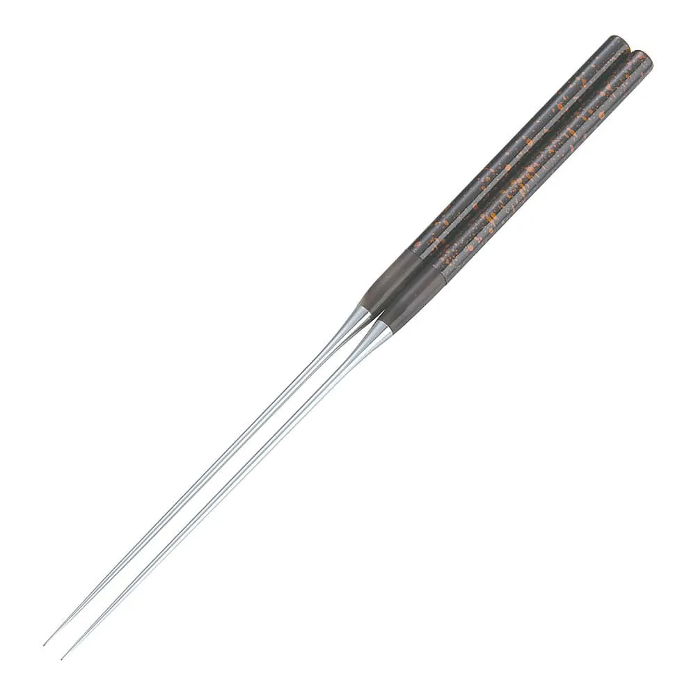 62-6471-11　［Discontinued］Kabuki Adjustment Chopsticks Kurogane-cha 165 mm