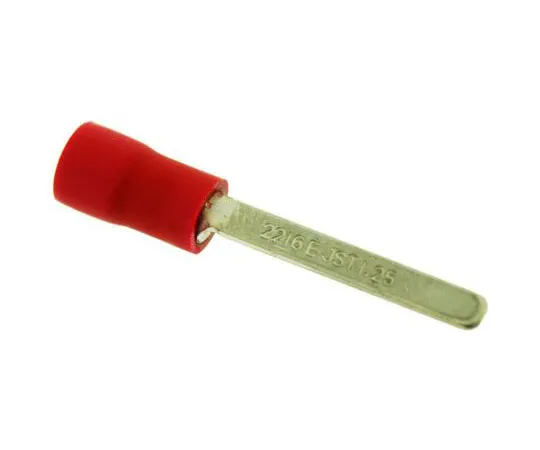 63-8350-21　JST Insulated Crimp Blade Terminal 18mm Blade Length, 0.25mm² to 1.65mm², 22AWG to 16AWG, Red　FV1.25-AF2.3A(LF)K