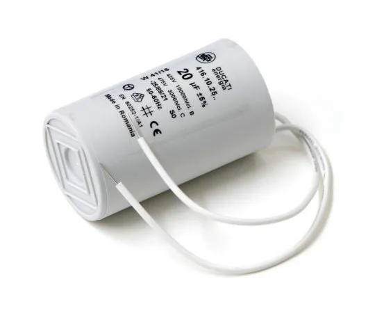 63-8428-12　Ducati Energia 20μF Polypropylene Capacitor PP 450V ac ±5% Tolerance Plug In 4.16.10 Series　4.16.10.25.06