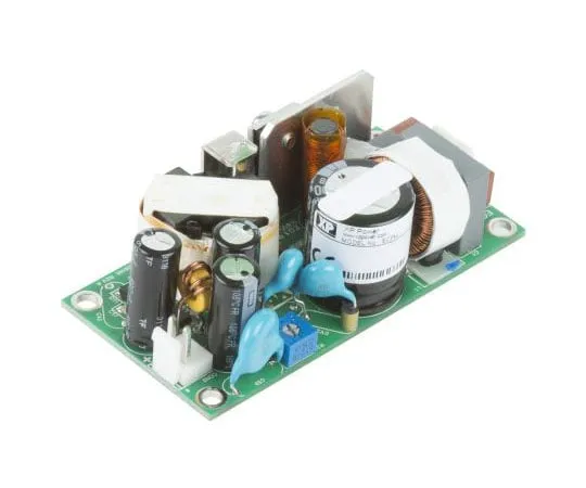 63-8412-40　XP Power 40W 1 Output Embedded Switch Mode Power Supply SMPS, 2.67A, 15V dc Medical Approved Open Frame　ECF40US15