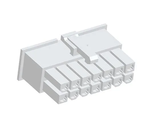 63-8375-72　TE Connectivity VAL-U-LOK Female Connector Housing, 4.2mm Pitch, 14 Way, 2 Row　1-2296205-4