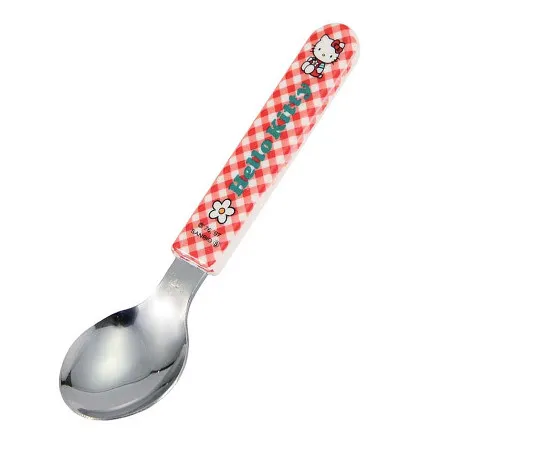 63-7181-55　［Discontinued］Melamine Children's Tableware New Kitty Spoon MC-S1NK　0382160