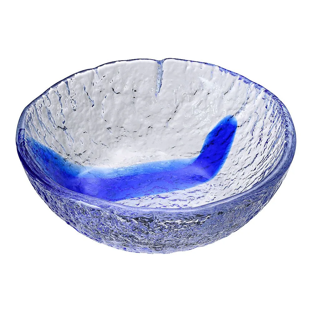62-6845-13　［Discontinued］Glass Japanese Cuisine Ippitsu 7 Round Washing Bowl