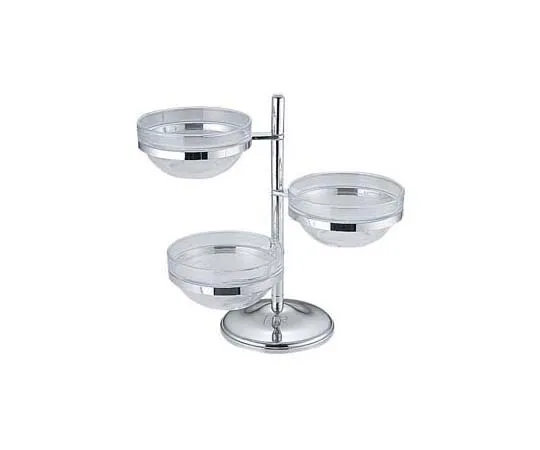 62-6670-81　［Discontinued］UK18-8 Salad Ball Tree 3-Step Salad Ball for 23 cm