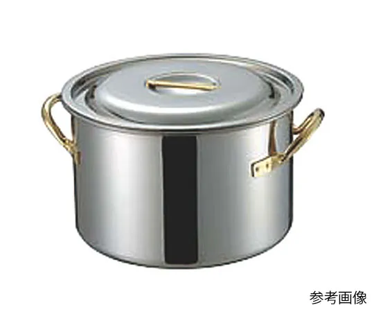 62-8159-80　［Discontinued］Clad Half Stock  Pot 27 cm (10.0 L)