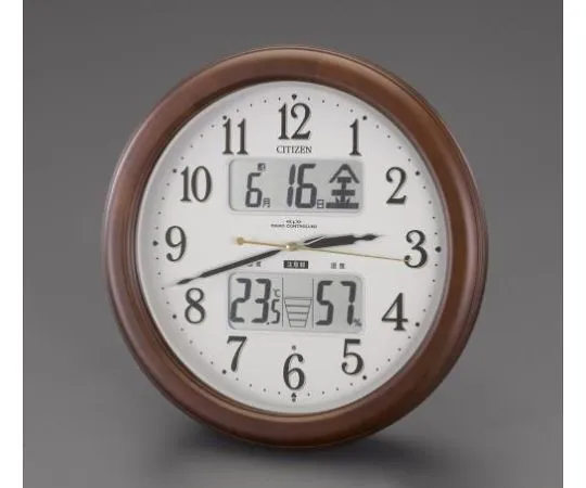 62-9155-77　［Discontinued］With Environmental Indicator Display [Radio Wave] Wall Clock　EA798CB-90