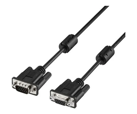 64-3772-22　［Discontinued］Display Extension Cable D-sub15pin 1 m Black　BDE10BK
