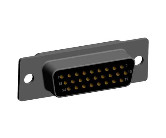63-8431-60　Norcomp 780, SEAL-D Series, 26 Way Plug-In Mount PCB D-sub Connector Socket, 2.286mm Pitch　780-M26-213R001