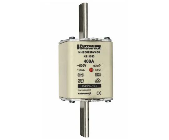 63-9672-99　Mersen 400A 2 NH Centred Tag F***, gG, 500V ac　T200807