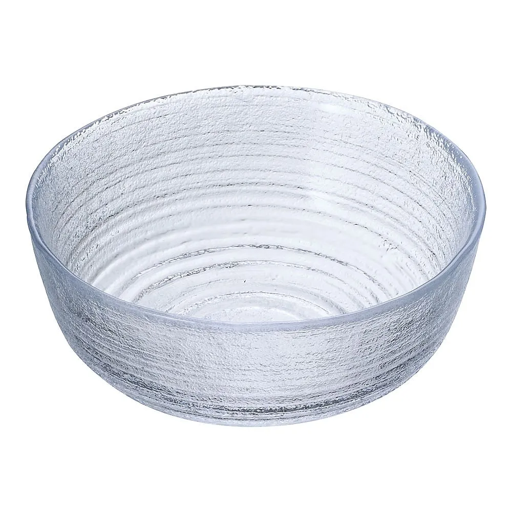 62-6845-83　［Discontinued］Glass Japanese Cuisine Awaji Line Sashimi Bowl