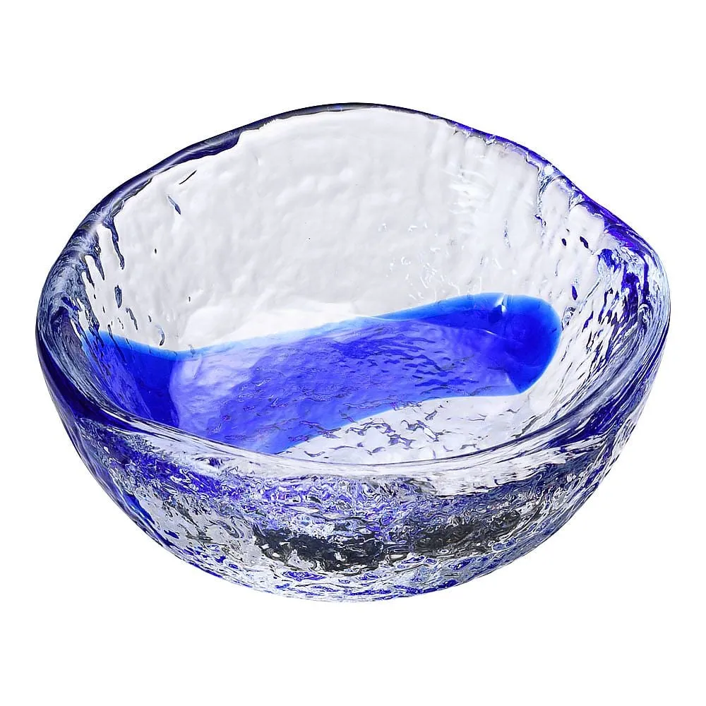 62-6845-14　［Discontinued］Glass Japanese Cuisine Ippitsu 8 Round Nozomi