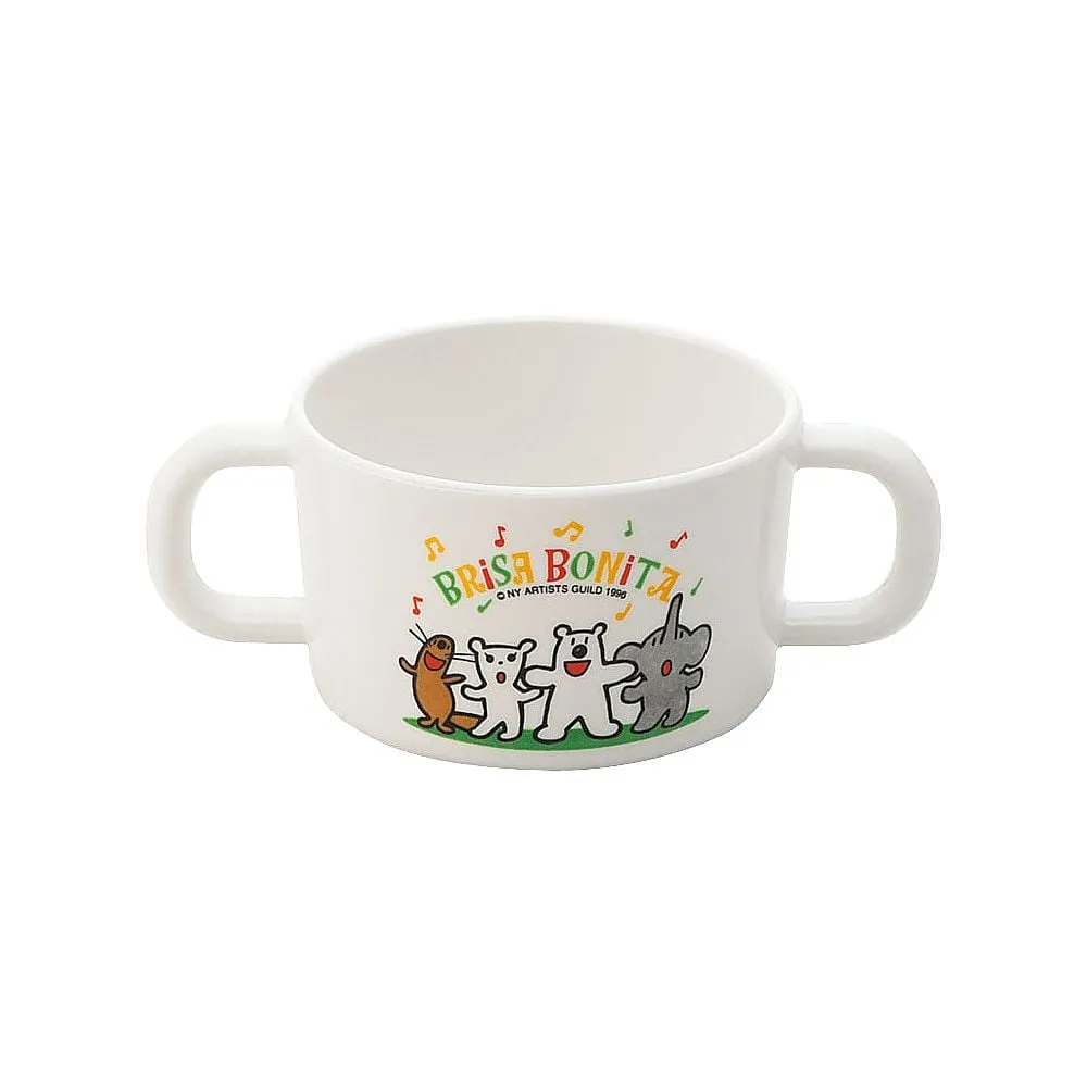 62-6855-82　［Discontinued］Melamine Children's Dish "Brisabonita" Two-Handed Mug