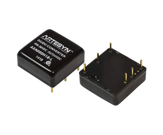 63-8351-13　Artesyn Embedded Technologies AXA 10W Isolated DC-DC Converter Through Hole, Voltage in 9 → 36 V dc, Voltage out　AXA02A18-L