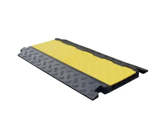 63-9689-09　RS Pro Cable Cover, 30 mm, 35 mm (Inside dia.), 450 mm x 800mm, Black/Yellow, 5 Channels　136-5422