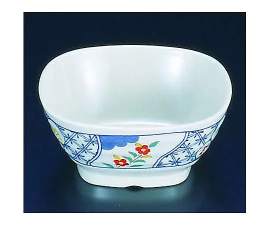 62-6850-47　［Discontinued］Melamine "Sometsuke" square small bowl　SK-50