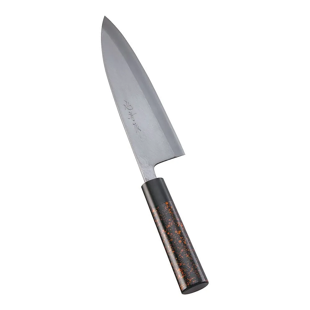 62-6408-05　［Discontinued］Kabuki Harmony Hocho-Chushubune Outlet 21 cm Black Gold Tea
