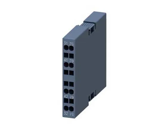 63-9682-25　Siemens Sirius Innovation 3RH29, 2NC (2), Auxiliary Switch Block, Snap-On, 10 A　3RH2921-2DA02