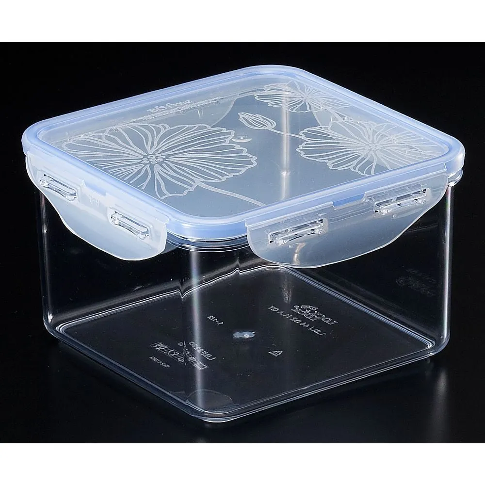 62-6389-55　［Discontinued］L&L Bis-free Container Square Deep 1.3 L　LBF822D
