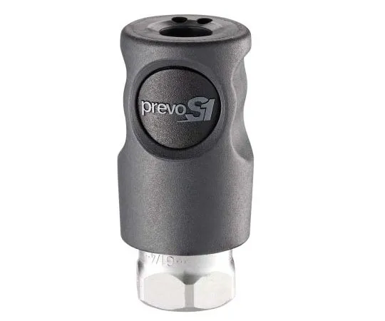 63-8448-10　PREVOST Pneumatic Quick Connect Coupling Composite Polyester 3/8 in Threaded　CSI 061102CP