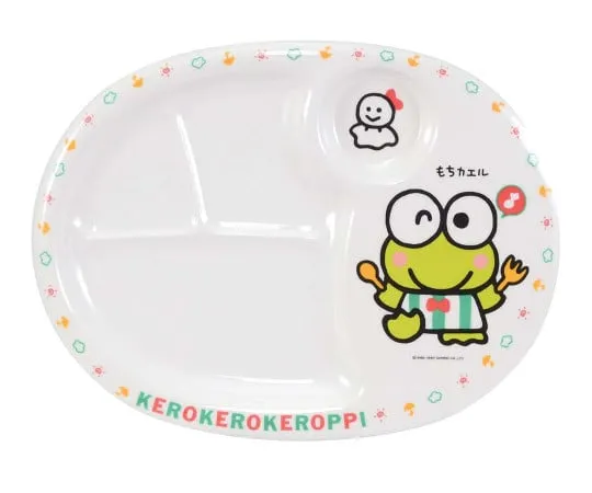 63-7201-81　［Discontinued］Melamine Children's Tableware Kelo Kelo Loppy Lunch Plate MC-31K　0382500