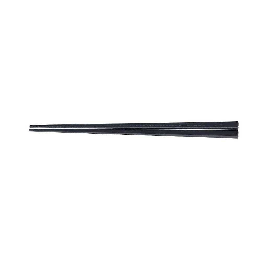 62-6726-58　［Discontinued］PPS Octagonal Chopsticks (10 pcs) 21.5 cm Black 90030510