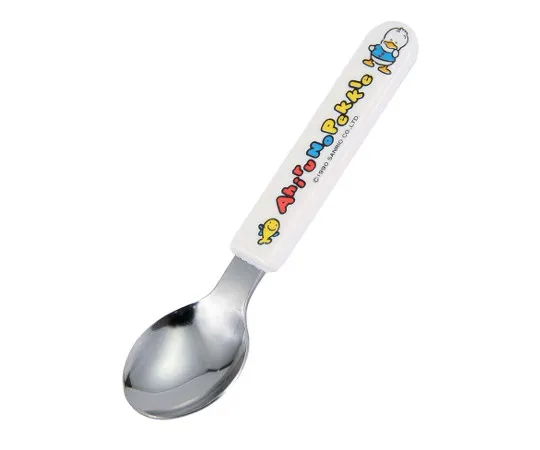 63-7181-59　［Discontinued］Melamine Children's Duck Peckle Spoon MC-S1P　0382230