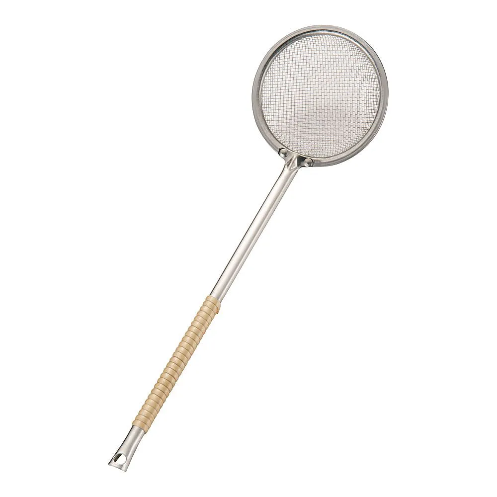 62-6790-15　［Discontinued］White Fish Scoop (Rattan Vinyl Roll)