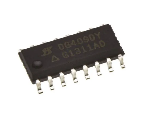 63-8395-18　DG412LEDY-GE3 Vishay, Multiplexer Quad SPST, 3 → 16 V, 16-Pin SOIC　DG412LEDY-GE3