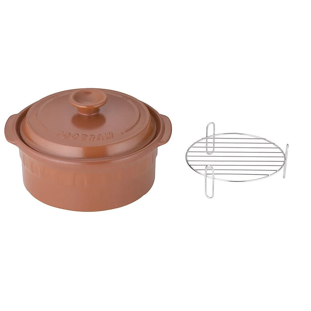 62-6350-27　［Discontinued］New Toe Serum Double Handpan Deep Type 22 cm (Brown)　TSR-190CM-S