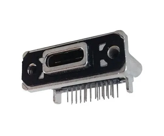 63-8388-75　MUSBR-M1C1-30 Female USB C Connector, Right Angle PCB Mount IP67　MUSBR-M1C1-30